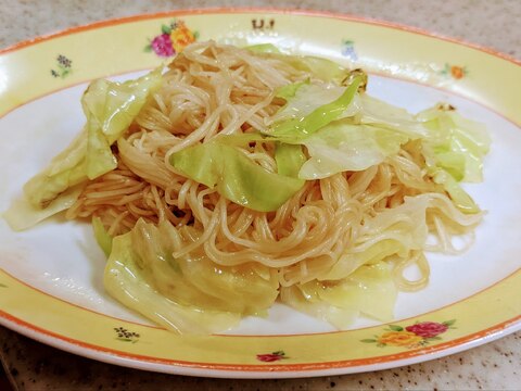 キャベツのソ-メンチャンプル(^^)